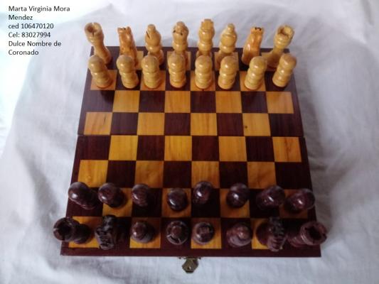 Juego de ajedrez, tablas de damas